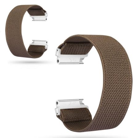 Solid color nylon watch band for Huawei watch - Brown