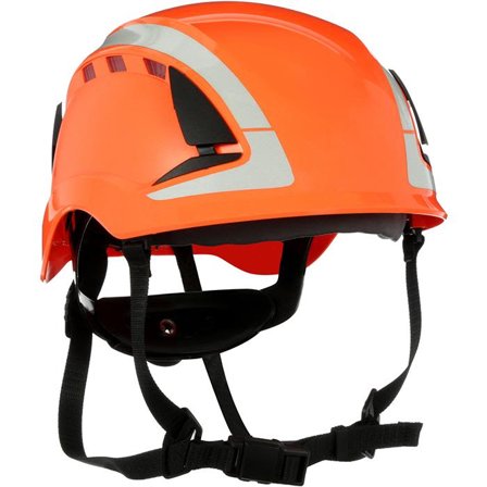 3M SecureFit X5007V Skyddshjälm dubbla godkännande, ventilerad, reflex Orange, Personligt skydd