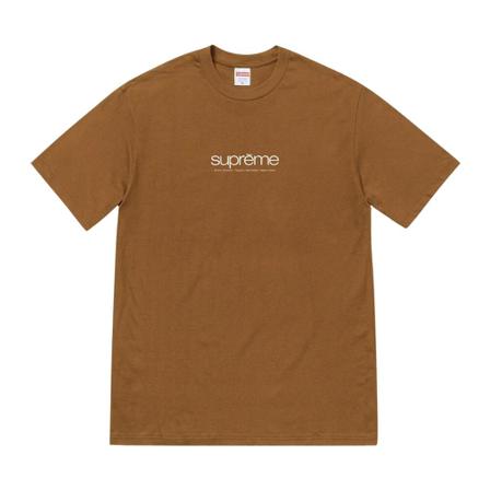 Supreme, T-Shirts Bruin, Heren, Maat:XL
