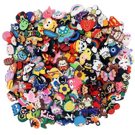 100-pack med skospännen och bottenspännen dekorerade med P