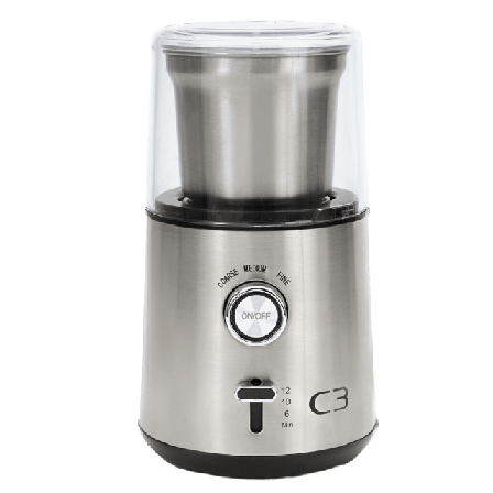 C3 Kaffekvarn Design 85g 200w Cg700 Köksmaskiner Unisex Silver