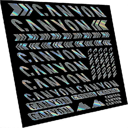 Kompatibel med Canyon Vinyl Dekal Klistremerker Sykkelramme Erstatningssett Mtb Sykkel Klistremerker Kompatibel med Bmx~4621-Perfet