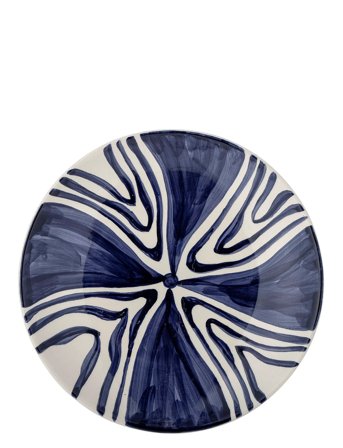 Shama Plate Navy Bloomingville