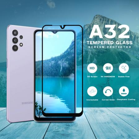 Samsung Galaxy A32 - Härdat Glas 9h - Super Kvalitet 3d
