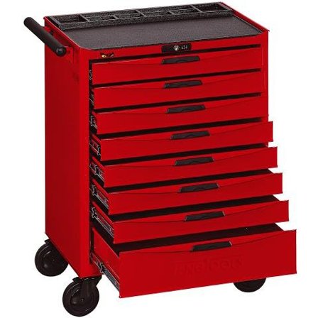 Teng Tools TCW808N Verktøyvogn uten verktøysett, Garasjeinnredning & oppbevaring