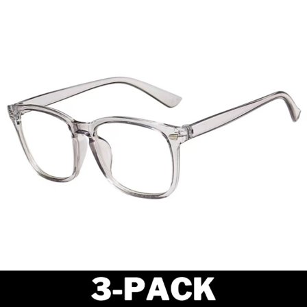 Bekväma Anti Blue Light Glasögon - Ljusgrå