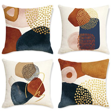 Mycket vacker kuddfodral 45x45cm, 4-pack