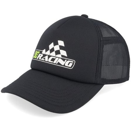 DC - Svart trucker Keps - Racing Black Trucker @ Hatstore
