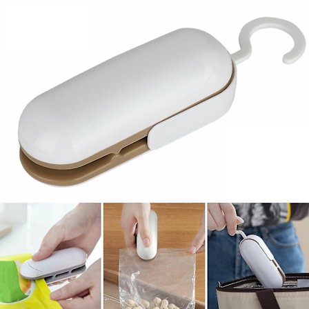 portable Mini Heat Sealing Machine Household Plastic Bag Abs Sealer/cutter