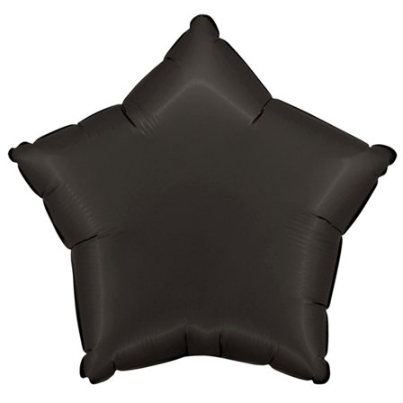 Folieballon Stjerne Satin Koksgrå