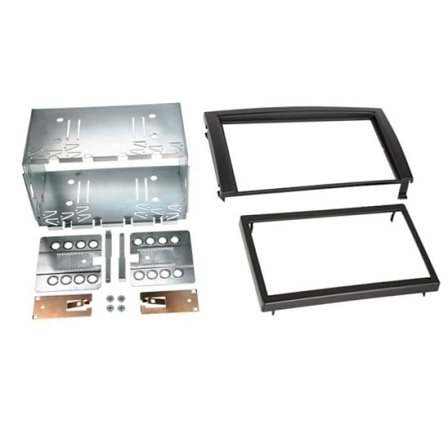 Framslitsadapter 2-DIN - Skoda - Fabia - 2004-2007 - Svart - Dubbel-Din