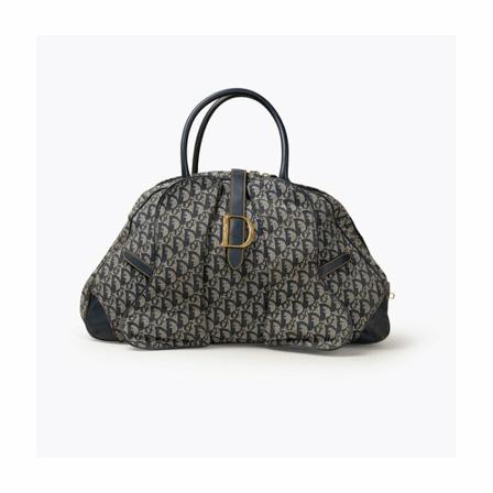 Dior Vintage, Pre-owned Handbag Bruin, Dames, Maat:ONE Size,nylon