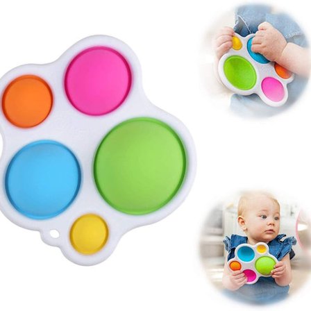 Baby Simple Dimple Sensory Toy, tidlig barndomsutdanning, leketøy KLB