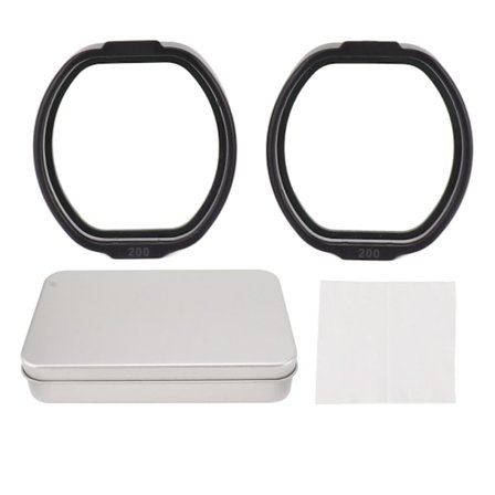 Myopi-linser for PS VR 2 Klar Harpiks Asfærisk Myopi Briller VR Linseinnlegg Tilbehør med Oppbevaringsboks ‐2.00D 200 Grader