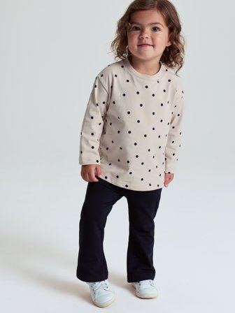 Polarn O. Pyret - Flared trousers - 134 - Childrenswear - black