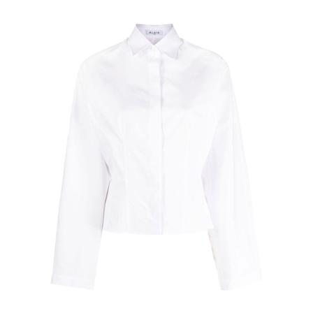 Alaïa - Skjortor - Vit - Dam - Storlek: Xs, Dam, Storlek: XS