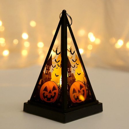 Pumpa Lantern Led Hängande Halloween Ljus