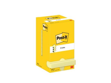 Post-it Notes Z-block 76x76mm gul - Lyreco - Kontorsmaterial - Notes och Post-It - Notes - Z-block