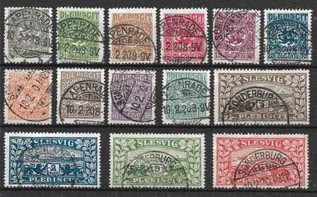 Slesvig - AFA 15 - 28 - Stemplet