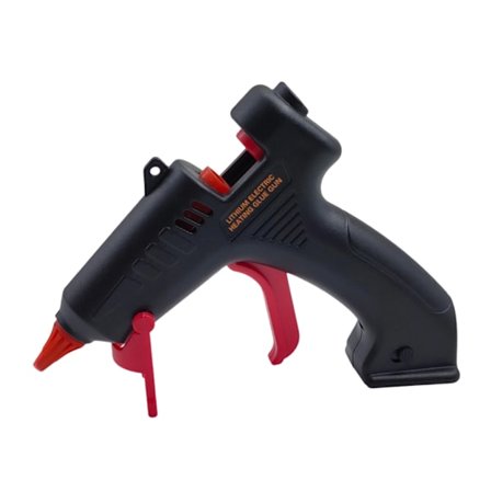 Batteridrevne trådløse limpistoler, hurtig opvarmning, stabil base, perfekt til gør-det-selv-håndværk og reparationer, tilbehør