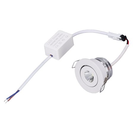 LED Upotettu Spot Mini Säädettävä Kulma Alumiini Upotettu Kattovalaisin Valkoinen 85‐265V Kylmä Valkoinen 6000K