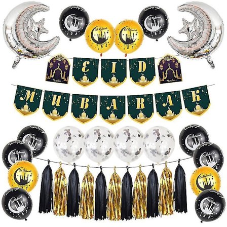 1 set Ramadan latexballonger