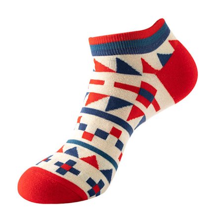 Sommar tunna båtstrumpor Herr Nya fashionabla randiga strumpor Damsockor som andas svettabsorberande instrumpor