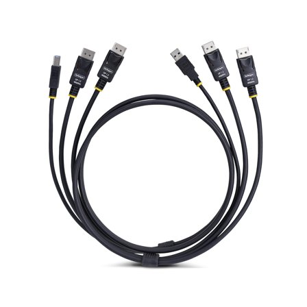 StarTech 1.8M DUAL-DP/USB KVM CABLE - FOR DUAL-MONITOR DISPLAYPORT KVM CABL