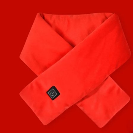 USB Oppvarmet Skjerf for Kvinner og Menn Temperatur Skjerf 3 Gir Wrap Fleece Vaskbar Elektrisk Nakkevarmer Ikke Inkludert Batteri for Camping