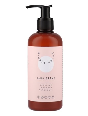 Simple Goods Hand Cream, Geranium, Lavender, Patchouli, 250 Ml - Nude - 250 ml