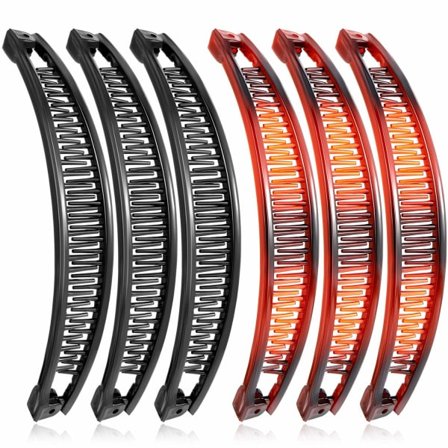 6 kpl Banaanipidike Paksuille hiuksille Banaanin poninhäntäpidike Clincher