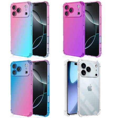 iPhone 17 Pro Max Silikon-Gel Skal i Färgnyanser