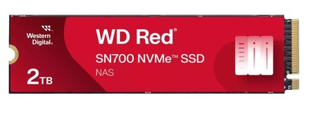 WD Red SN700 2TB SSD PCIe 3.0 x4 (NVMe), perfekt for NAS-caching, 5 års garanti