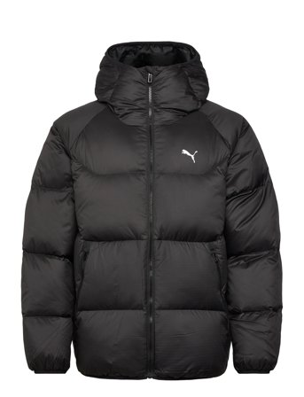 PUMA Hooded Down Puffer Jacket - Black - S