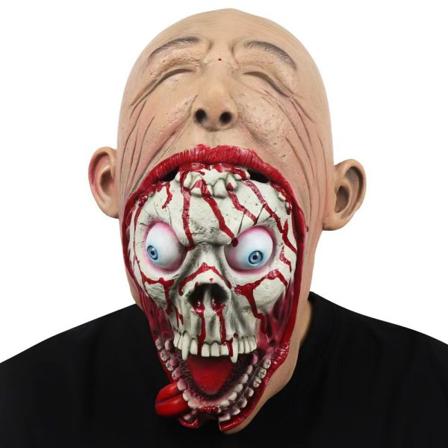 Halloween Bloody Zombie Horror Mask Cosplay Kostyme Festdekor - Perfet