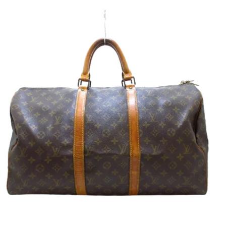 Louis Vuitton Vintage, Pre-owned Polyester travel-bags Bruin, Dames, Maat:ONE Size