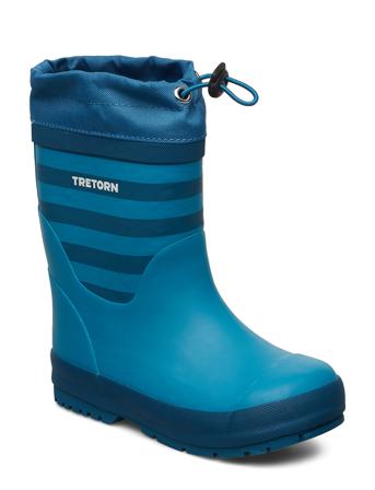 Grnna Vinter Shoes Rubberboots High Rubberboots Lined Rubberboots Blå Tretorn