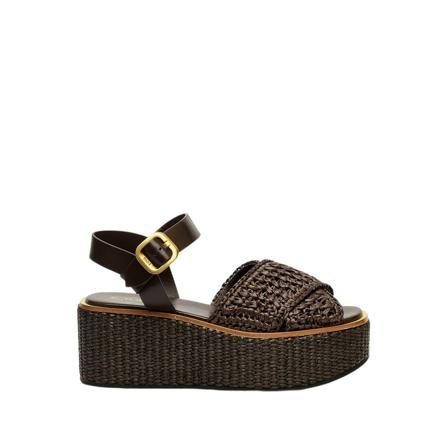Tod's, Flat Sandals Brązowy, Kobieta, Rozmiar: 36 EU