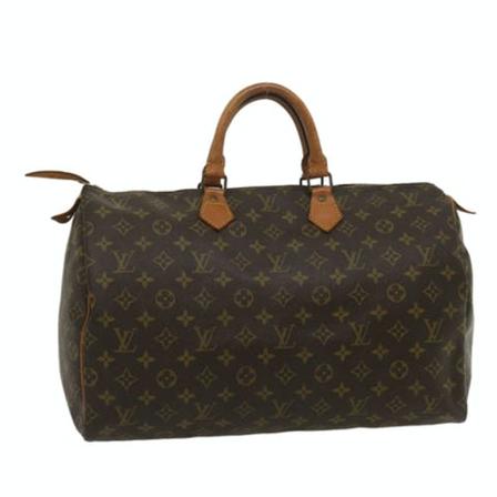 Louis Vuitton Vintage, Pre-owned Speedy Bruin, Dames, Maat:ONE Size,leather