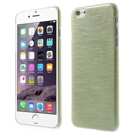 Blankt borstat stål hårdskal iPhone 6/6S