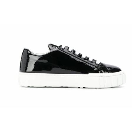 Miu Miu Sneakers made of patent leather , Zwart , Dames , Maat: 38 EU
