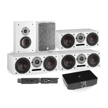 DALI Oberon On-wall C + Vokal C + Soundhub Kabelloser Surround