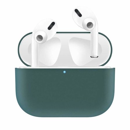 2x Silikonskal fodral för Apple Airpods PRO Grön