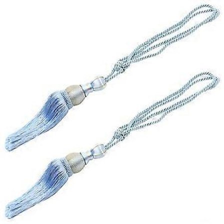 Boligindretning Kvaster Polyester Dusk Vedhæng Dekoration Vinduesgardin Tilbehør 75cm Totallængde 2 Sæt