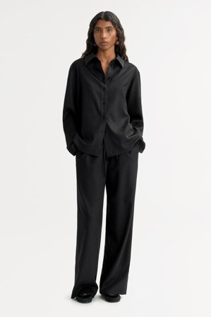 Soft Goat - Woven pants - Women cashmere pants - S - Black
