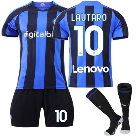 Inter Milan Home Football Shirt Set T-paita No.10
