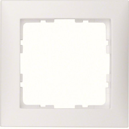 Hager 10119909 Kombinationsram termoplast, serie S1 1 fack, Strömbrytare & vägguttag