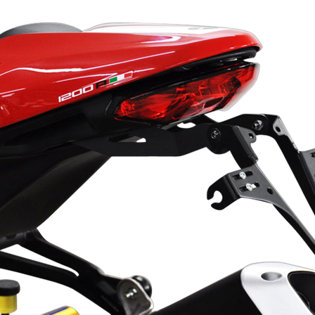 Kentekenplaatbeugel Highsider - Ducati Monster 1200 2016-2019