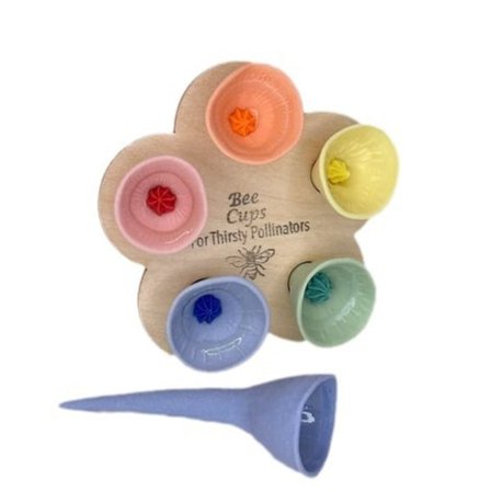 Drikkekop til bier, bi-drikkekop bi-kopper farverig bi-insekt drikkekop, bi-kopper saml A