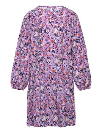Nkfbodila Ls Dress Dresses & Skirts Dresses Casual Dresses Long-sleeved Casual Dresses Liila Name It